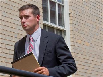 (AP Photo/Brynn Anderson). Former Madison, Ala. police officer Eric Sloan Parker walks into a federal courthouse, Tuesday, Sept. 1, 2015, in Huntsville, Ala. Parker is on trial on a federal charge of using excessive force against an Indian man, 58-year...
