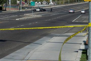 (KCRA3, KXTV10, KOVR13, KUVS19, KMAZ31, KTXL40). Sutterville Road is closed to traffic after a shooting Thursday, Sept. 3, 2015 at Sacramento City College, in Sacramento, Calif. The shooting occurred in a parking lot near the baseball field on the coll...