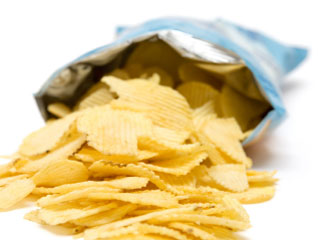 Potato chips are bad for your health and may increase your risk of becoming obese. (&copy;iStockphoto.com/Marc Dietrich)