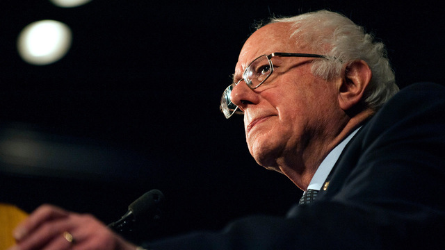 Democratic presidential candidate Sen. Bernie Sanders (D-VT) speaks to a crowd of supporters at the Minneapolis Convention Center February 29, 2016 in Minneapolis, Minnesota. (Photo by Stephen Maturen/Getty Images)