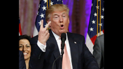 Republican presidential candidate Donald Trump speaks to supporters at his primary election night event at his Mar-a-Lago Club in Palm Beach, Fla., Tuesday, March 15, 2016. (AP Photo/Gerald Herbert)